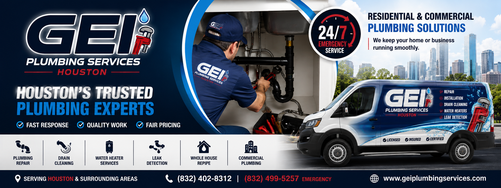 GEI Plumbing Services Houston