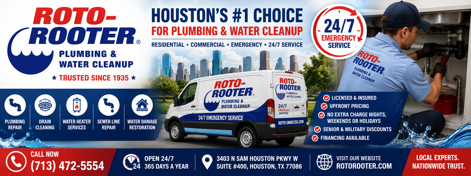 Roto-Rooter Plumbing & Water Cleanup